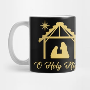 O Holy Night Nativity Christmas Mug